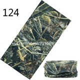 Camouflage Leaves Seamless Tubular Magic Bandanas Tube Ring Scarf Climbing Bicycle Multi Functional Bandana Headband