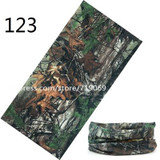 Camouflage Leaves Seamless Tubular Magic Bandanas Tube Ring Scarf Climbing Bicycle Multi Functional Bandana Headband