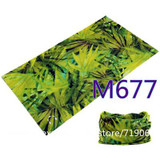 Camouflage Leaves Seamless Tubular Magic Bandanas Tube Ring Scarf Climbing Bicycle Multi Functional Bandana Headband