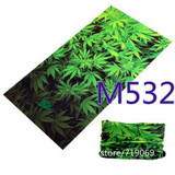 Camouflage Leaves Seamless Tubular Magic Bandanas Tube Ring Scarf Climbing Bicycle Multi Functional Bandana Headband