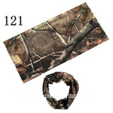 Camouflage Leaves Seamless Tubular Magic Bandanas Tube Ring Scarf Climbing Bicycle Multi Functional Bandana Headband