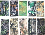 Camouflage Leaves Seamless Tubular Magic Bandanas Tube Ring Scarf Climbing Bicycle Multi Functional Bandana Headband