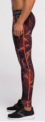 Camouflage fitness pants male tights male high elastic PRO fitness pants quick-drying compression pants