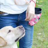 Camouflage Green/Pink Pet Dog Walking Food Treat Snack Bag Outdoor Agility Bait Training Oxford Pockets Pouch Waist Storage Hold