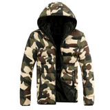 Camouflage Brand Men's Winter Thick Cotton Coats Hoodies Outwear Male Warm Coat Men Casual Warm Down Jacket Parka Thick Mens 217