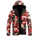 Camouflage Brand Men's Winter Thick Cotton Coats Hoodies Outwear Male Warm Coat Men Casual Warm Down Jacket Parka Thick Mens 217