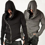 2017 Brand Design Men Hoodies Hop Streetwear Zipper Fashion Sweatshirt Men's Tracksuit Men Assassins Creed Hoodies