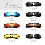 2017 Brand Aluminum Magnesium Polarized Sunglasses Men Sun glasses Night Driving Mirror Male Eyewear Goggle Oculos C6 New