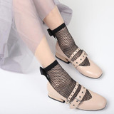 2017 Bow Tie Harajuku Goth Punk Cool Female Hollow Fishnet Socks Dress Sexy Bowknot Fishnet Socks Women calcetines