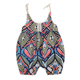 2017 Boho Children's Clothing Newborn baby rompers baby cotton sleeveless overalls Boys Girls Autumn bebes clothes jumpsuit