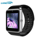 2017 Bluetooth Z60 Smart Watch Stainless Steel Smartwatch Support SIM TF Card Camera Call SMS Remind Wristwatch For IOS Android