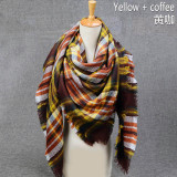 2017 blanket scarf Women Winter Plaid pashmina Cashmere foulard echarpe long Wool Scarf Women Shawls and Scarves Luxury brand