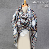 2017 blanket scarf Women Winter Plaid pashmina Cashmere foulard echarpe long Wool Scarf Women Shawls and Scarves Luxury brand