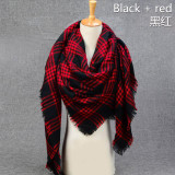 2017 blanket scarf Women Winter Plaid pashmina Cashmere foulard echarpe long Wool Scarf Women Shawls and Scarves Luxury brand