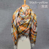 2017 blanket scarf Women Winter Plaid pashmina Cashmere foulard echarpe long Wool Scarf Women Shawls and Scarves Luxury brand