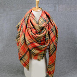 2017 blanket scarf Women Winter Plaid pashmina Cashmere foulard echarpe long Wool Scarf Women Shawls and Scarves Luxury brand