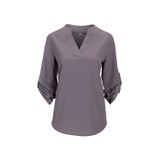 2017 Big Yard Tops Women V-neck Chiffon Blouses 3/4 Sleeve Female Shirt Fashion Large Size Plus Size Feminina Camisas Blusas