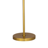 White and Gold Duo Globe Floor Lamp