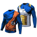 2017 Ball Z Men 3D Dragon Ball Z T Shirt Vegeta Goku Summer Style Jersey 3D  Tops Fashion Clothing Tees Plus S-4XL