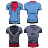 2017 Ball Z Men 3D Dragon Ball Z T Shirt Vegeta Goku Summer Style Jersey 3D  Tops Fashion Clothing Tees Plus