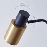 Modern Black and Gold Nordic Floor Lamp