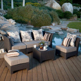 2016 Elegent wicker rattan outdoor furniture modular sofa sets