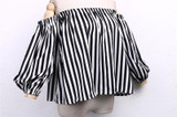 2016 Elegant Blouses Floral Tops Plain Blue Off the Shoulder Elegant Sexy Shirts Women Tops Summer Blouse Blusas with Choker