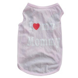 2016 Cute Pet Dog Clothes Spring T-shirt Soft Dogs Clothes Pet Cat Clothing Summer Shirt Casual Coats For Small Pets New