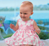2016 Cute Baby Girl Dress Pink Newborn Baby Dots Sleeveless Tutu Dress Toddler Baby Girls Party Wedding Birthday Dress Clothes