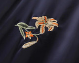 2016 Contrast color Flower Embroidery Jacket New Women V neck Pockets Short Bomber Jacket Coat Pilots Outerwear Tops 2 colors
