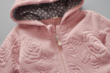 2016 Children baby girls clothes autumn Winter Coat for girl Cotton outerwear jackets flounced newborn pullovers girl baby coat