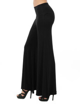2016 Casual Palazzo Pants Women Hippie Boho Vintage Ethnic Women Wide Leg Pants Female Trousers Loose Elastic Waist High Baggy