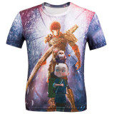 2016 British Style T shirt Men Summer Mens Fashion 3D Printed Toys Tshirt Casual Short Sleeve O-neck T-shirt Men Tee Shirts 4XL