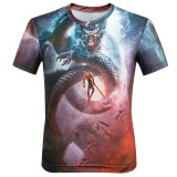 2016 British Style T shirt Men Summer Mens Fashion 3D Printed Toys Tshirt Casual Short Sleeve O-neck T-shirt Men Tee Shirts 4XL