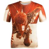 2016 British Style T shirt Men Summer Mens Fashion 3D Printed Toys Tshirt Casual Short Sleeve O-neck T-shirt Men Tee Shirts 4XL