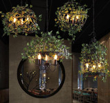 Vintage Industrial Bird Cage Hanging Lamp