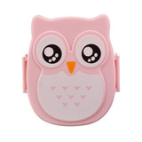 2016 Brand New Kawaii Candy Color Owl Lunch Box Microwave Oven Bento Container Case Dinnerware Children's Birthday Gift(00097)
