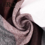 2016 Brand New Mens Warm Soft Cashmere wool plaid TARTAN SCARF Checked Scarf Bordeaux A3A17536