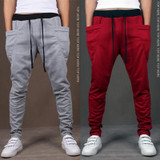 2016 Brand New Fashion Sweatpants Trousers Men Harem Pants  Big Pockets  Men'S Big Pocket Design Man Cargo Joggers M -XXL CH