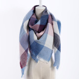 2016 Brand New Design Fashion Blankets scarf Soft Acrylic Winter Scarves warm Oversized Square Plaid scarf Shawl for women