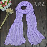 2016 Brand Fashion Casual Foulard All-match Solid Soft Cotton Long Scarf Women Scarves