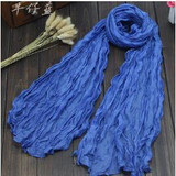 2016 Brand Fashion Casual Foulard All-match Solid Soft Cotton Long Scarf Women Scarves