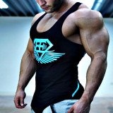 2016 Brand Casual vest men t shirts Summer Cotton Fit Men Tank Tops Clothing Bodybuilding Undershirt Golds Fitness man M-2XL