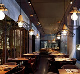 Nordic Iron Hanging Cage Lamp
