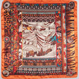 2016 Big Size 90x90cm Silk Square Scarf Women Fashion Brand High Quality Cheap Imitated Silk Satin Scarves Polyester Shawl Hijab