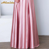 Elegant Evening Dress Long 2017 Appliques Banquet Party Dress Stunning Satin Prom Dresses Robe De Soiree vestido de festa