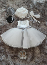 Elegant Bridesmaid Girls Dresses Baby Girl Dress infant Princess tutu Dress 1 year Birthday Newborn Baptism Girl Clothes