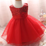 Elegant Baby Girl dress Wedding tutu girls dresses for 1 year birthday newborn kids infant dress princess Baptism girl clothes