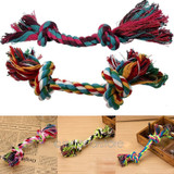 Durable Braided Pet Bone Chew Rope Dog Puppy Chew Toy Train Toy