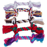 Durable Braided Pet Bone Chew Rope Dog Puppy Chew Toy Train Toy